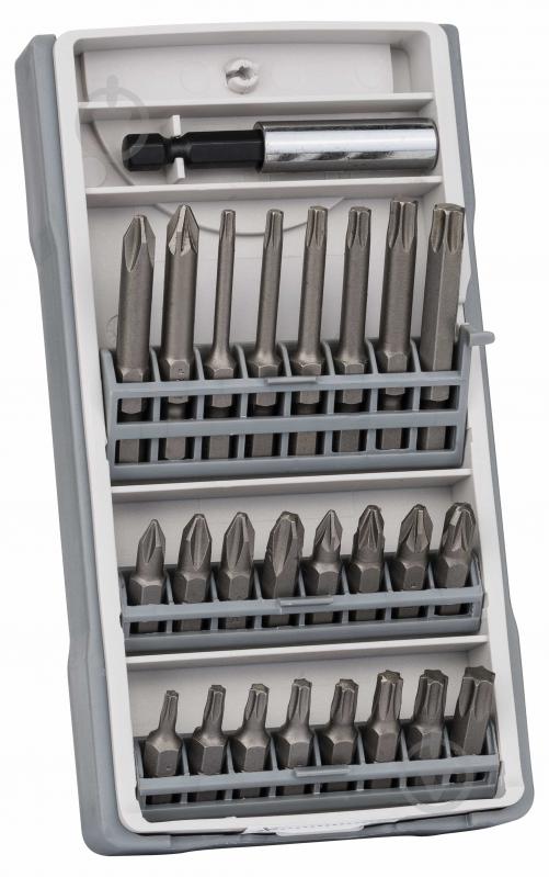 Набор бит Bosch Extra Hard Mini X-Line 25 шт. 2607017037 - фото 1