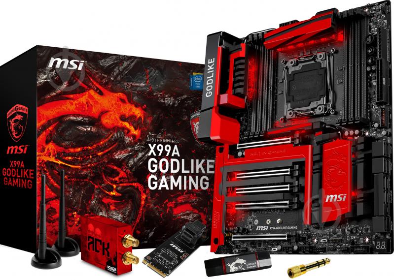 Материнская плата MSI X99A_GODLIKE_GAMING (Socket 2011-3, Intel X99, E-ATX) - фото 4