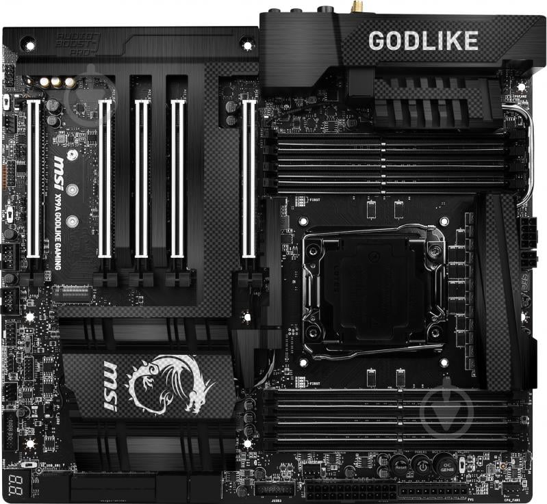 Материнська плата MSI X99A_GODLIKE_GAMING_CARB (Socket 2011-3, Intel X99, E-ATX) - фото 1