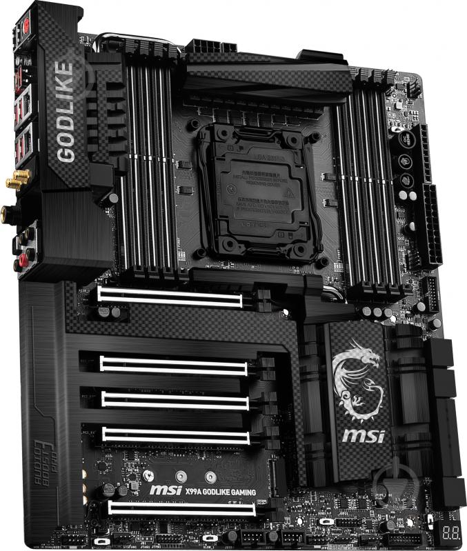 Материнська плата MSI X99A_GODLIKE_GAMING_CARB (Socket 2011-3, Intel X99, E-ATX) - фото 2