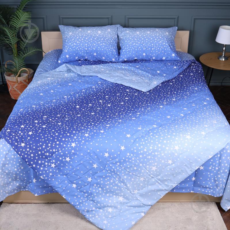 Набор №2952 Сolor Fun Line 17-0432 Milky Way Silk лето (одеяло + 2 подушки + 2 наволочки + простынь) 140x205 см MirSon разноцветный - фото 3