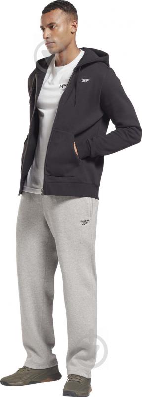 Толстовка Reebok RI FLEECE FZ HOODIE GR9206 р. 58 черный - фото 4