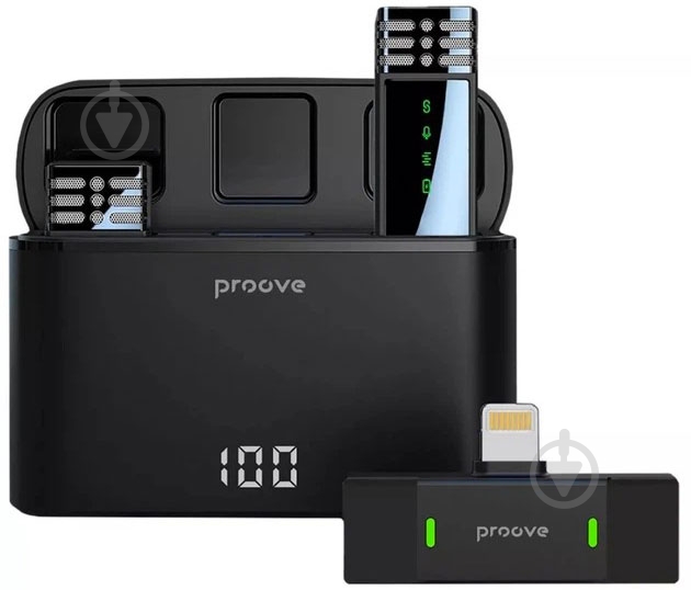 Микрофон Proove Record Lightning black (PMRC00010102) - фото 1