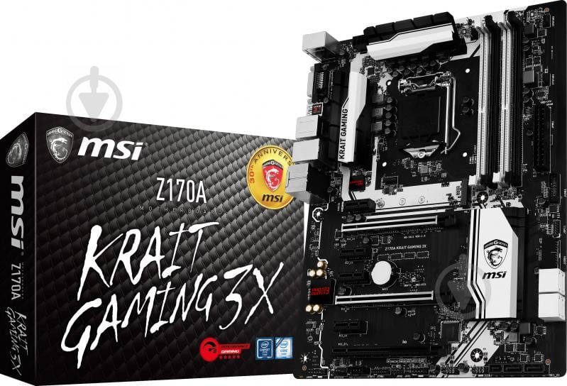 Материнська плата MSI Z170A_KRAIT_GAMING_3X (Socket 1151, Intel Z170, ATX) - фото 4