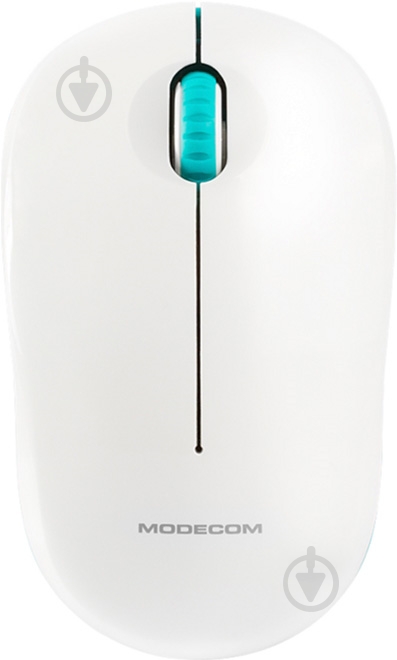 Мышь Modecom MC-WM121 Wireless white/blue - фото 1