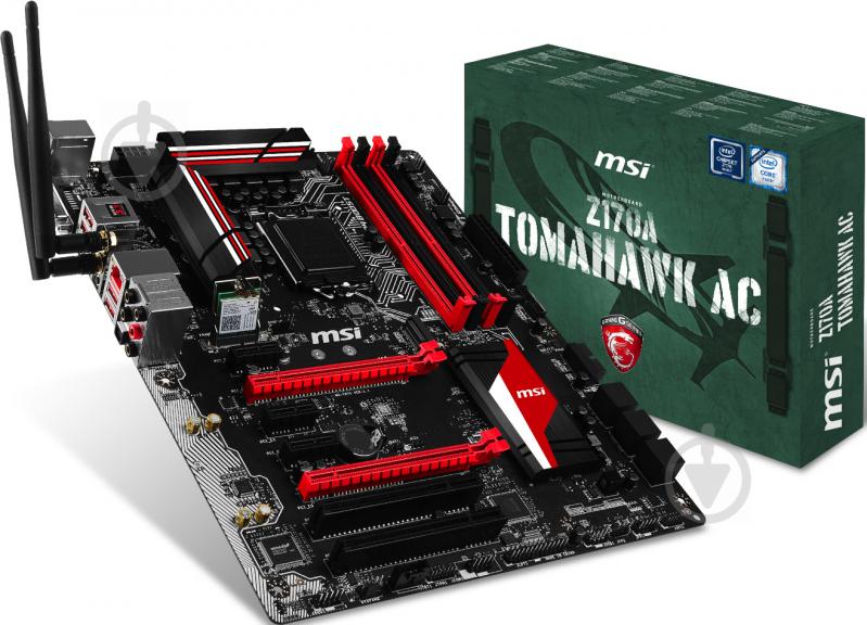 Материнская плата MSI Z170A_TOMAHAWK_AC (Socket 1151, Intel Z170, ATX) - фото 4