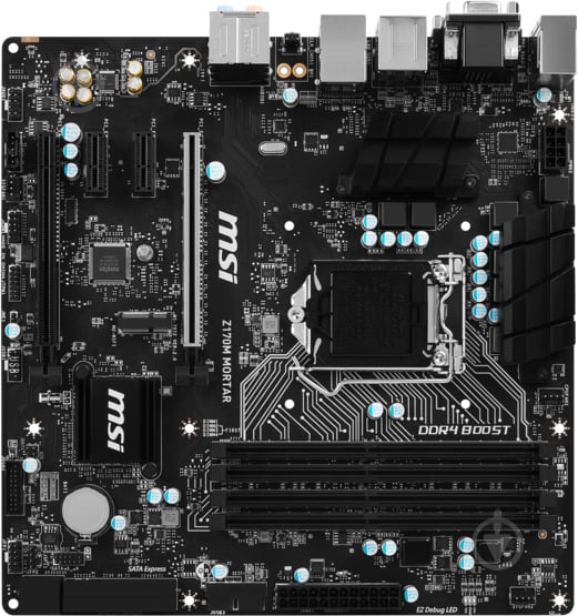 Материнская плата MSI Z170M_MORTAR (Socket 1151, Intel Z170, mirco ATX) - фото 1