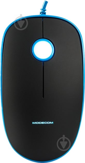 Мышь Modecom MC-M111 USB black/blue - фото 1