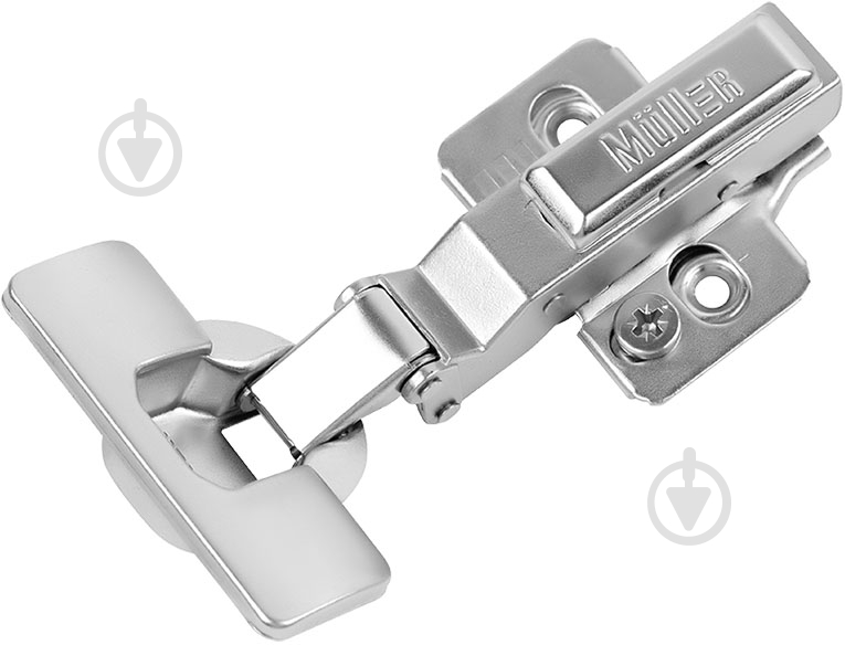 Петля кутова Muller -45° Clip-On з доводчиком 45000 - фото 1 Петля кутова Muller -45° Clip-On з доводчиком 45000 - фото 1