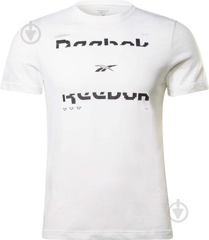 Футболка Reebok TS 60/40 TEE GS6597 р.46 белый - фото 2