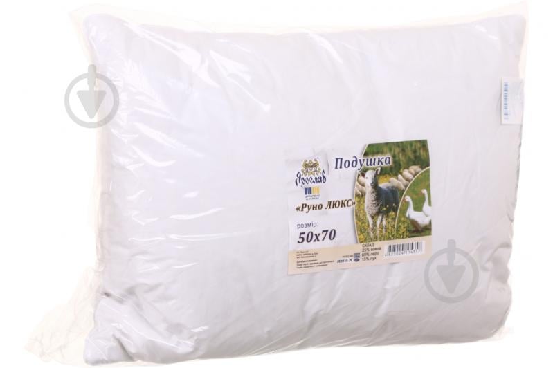 Подушка Руно Люкс Ярослав 50x70 см білий - фото 5