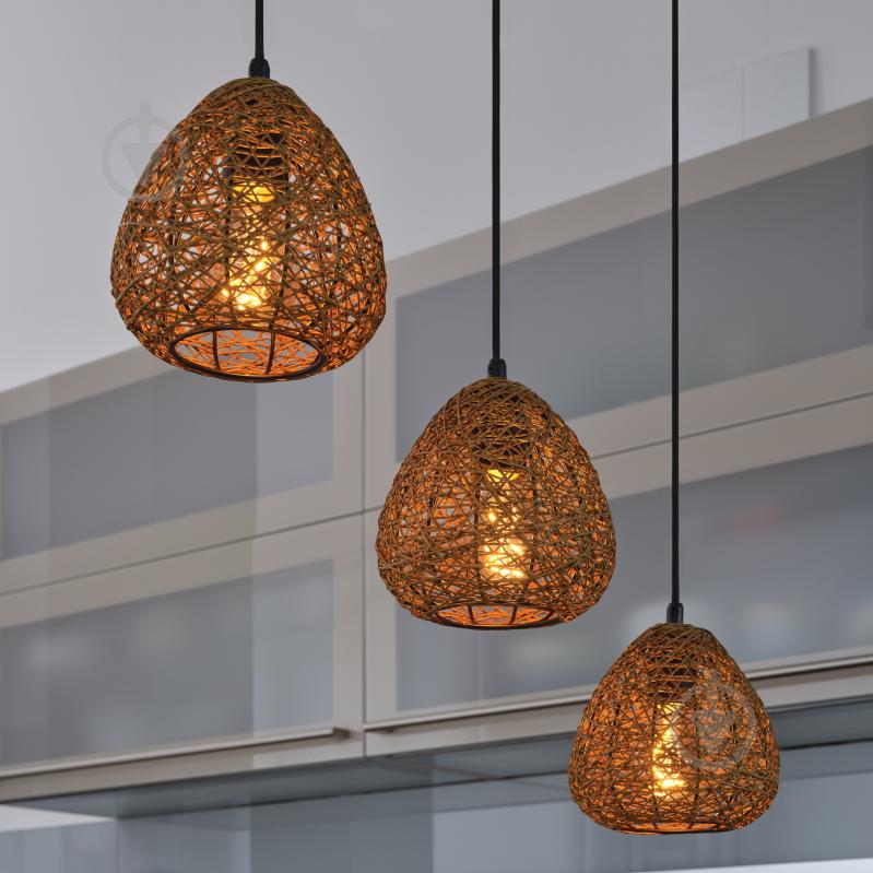 Підвіс Ledvance 3xE27 бежевий DECOR PAPER drop Linear - фото 7
