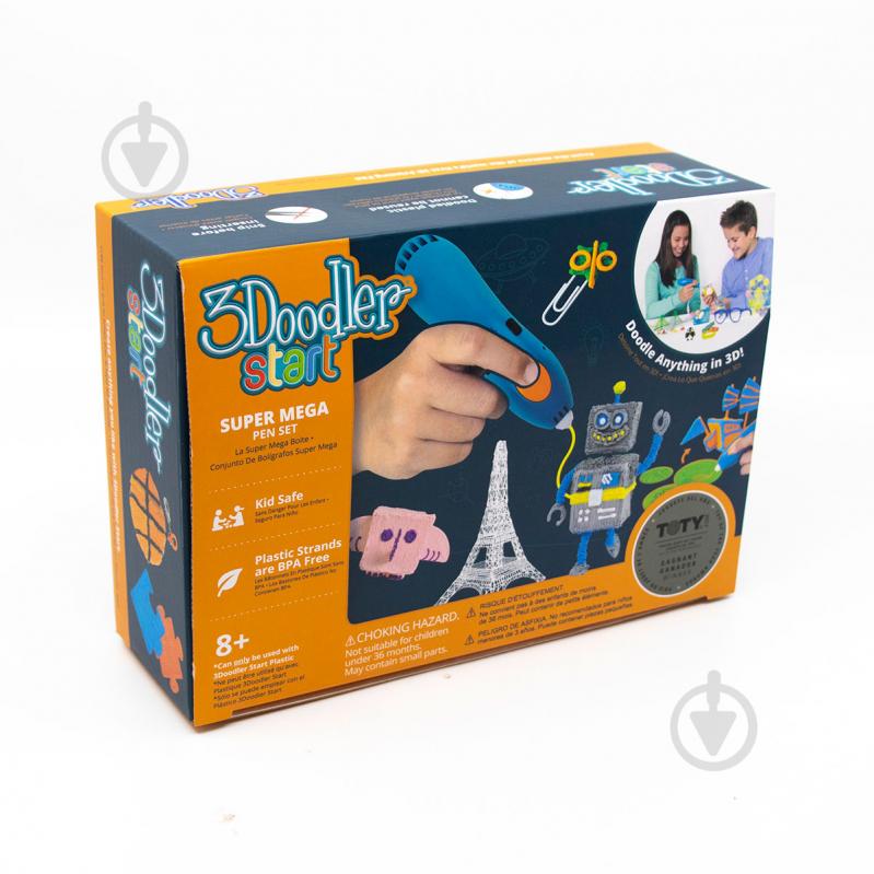 Набір для творчості 3Doodler Start 3D-ручка Мегакреатив 3DS-MEGA-FES-E - фото 6