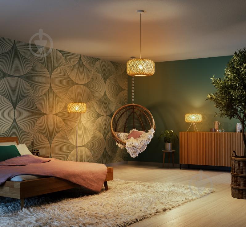 Торшер Ledvance E27 бежевий DECOR PAPER BALE floor - фото 9
