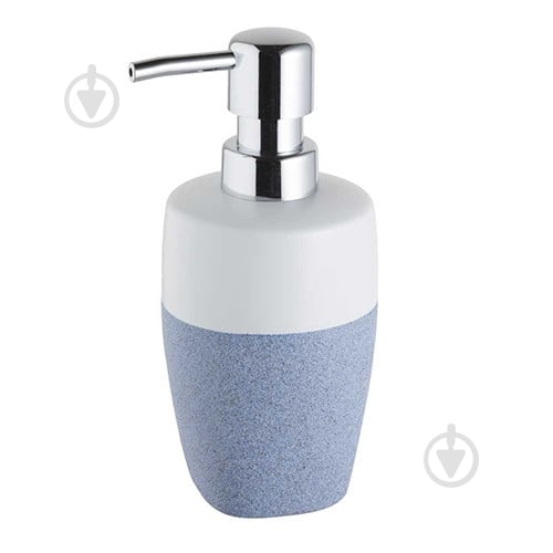 Дозатор для рідкого мила Bisk STONE 280 мл синій - фото 1