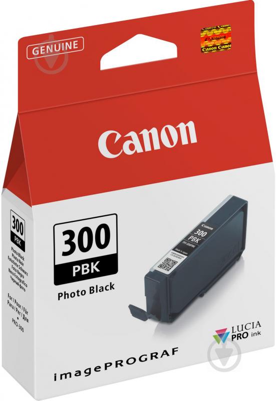 Картридж Canon PFI-300 PBK 4193C001 чорний - фото 1