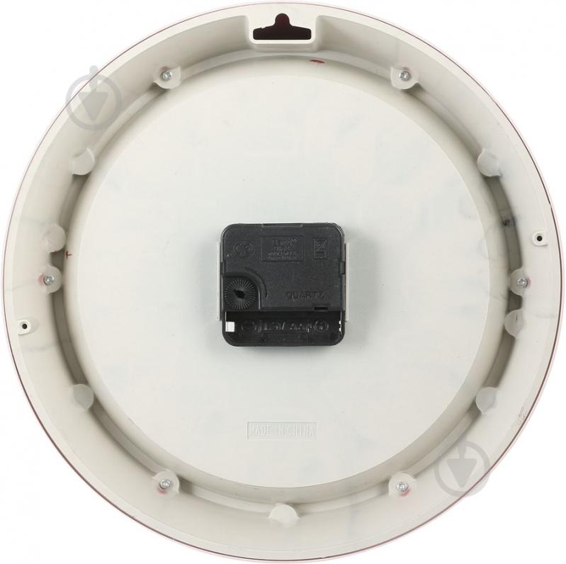 Часы настенные Class 25,5 см красный - фото 3