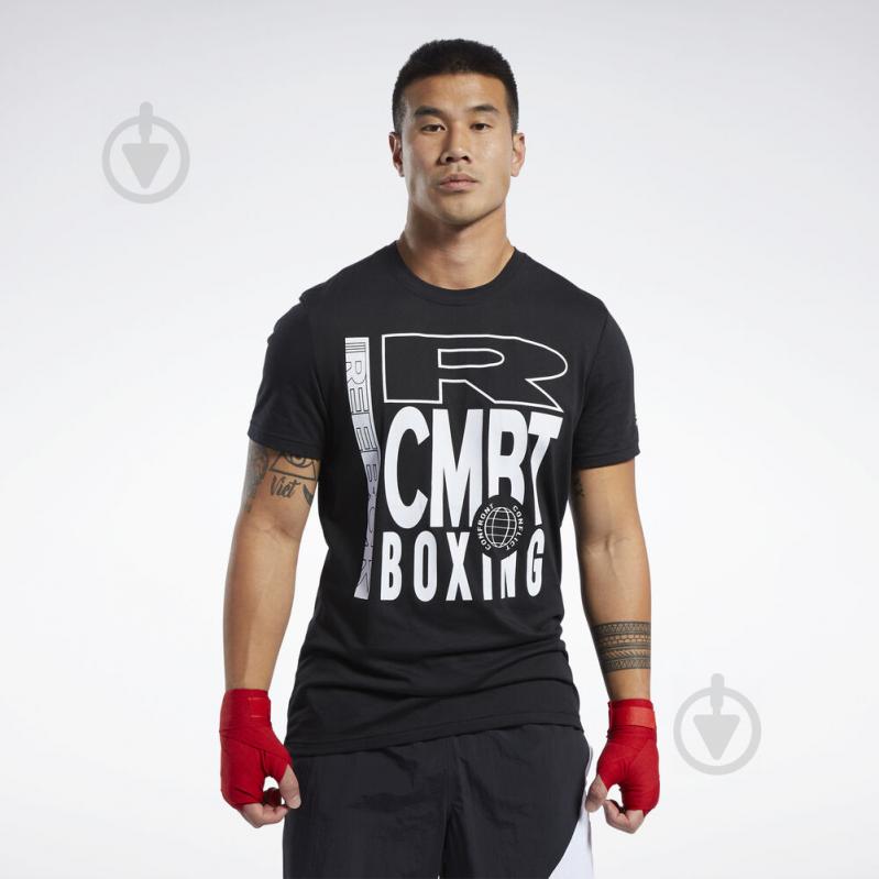 Футболка Reebok CBT CORE BOXING TEE FJ5333 р.M черный - фото 1