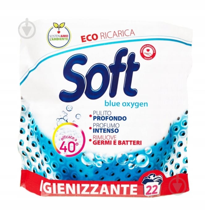 Порошок для машинного та ручного прання Soft Blue Oxygen 1,1 кг - фото 1