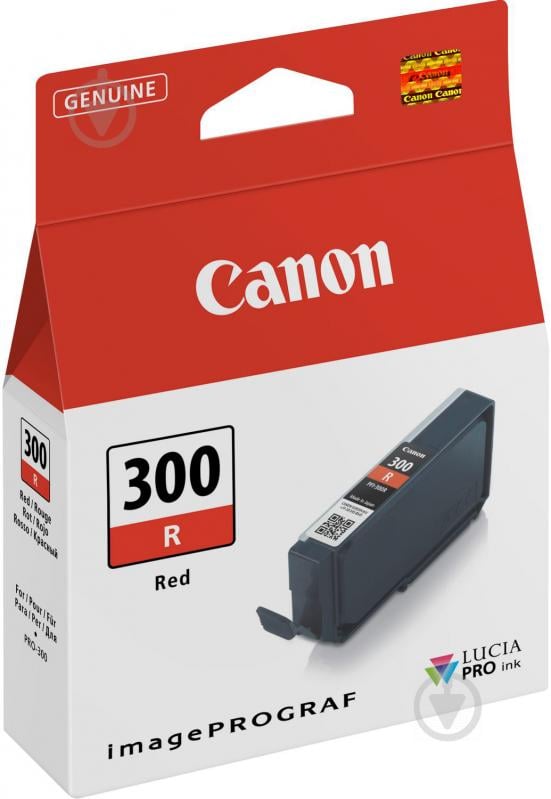 Картридж Canon PFI-300 R 4199C001 червоний - фото 1