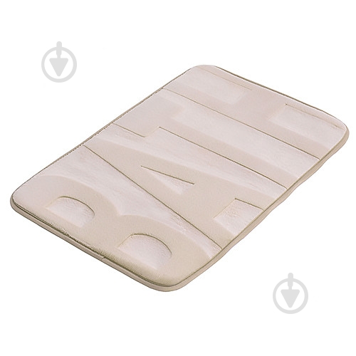 Килимок для ванної кімнати Bisk Basic 5 60х40 см бежевий - фото 1