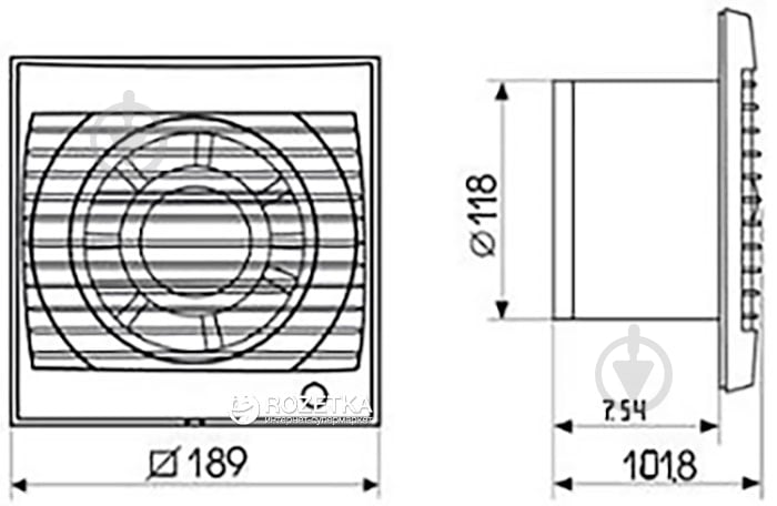 Вытяжной вентилятор Soler&Palau для ванной FUTURE-120 C - фото 4