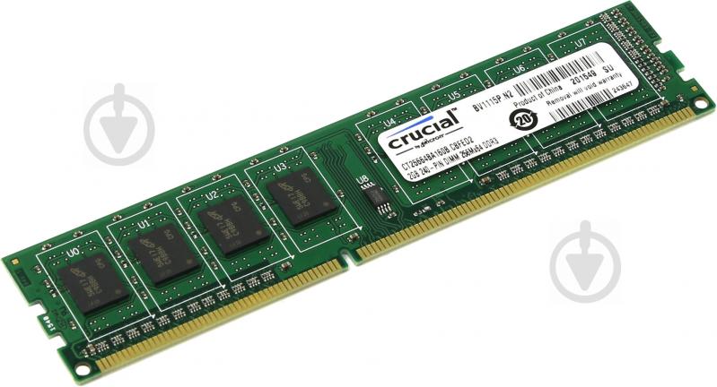 Оперативна пам'ять MICRON DDR3 SDRAM 2 GB (1x2GB) 1600 MHz (CT25664BA160B) - фото 1