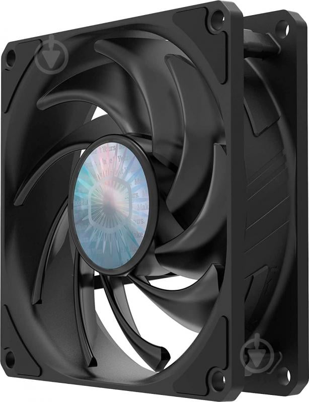 Вентилятор для корпуса Cooler Master SickleFlow 92 Black 92мм 650-2300об/мин Single pack w/o HUB (MFX-B9NN-23NPK-R1) - фото 3