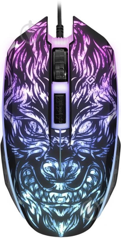 Мышь Defender Chaos GM-033 Black - фото 1 Мышь Defender Chaos GM-033 Black - фото 1