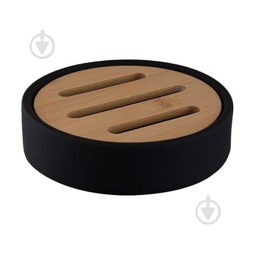 Мыльница Bisk PLAIN чорна - фото 1