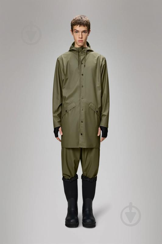 Куртка Rains Long Jacket 1202-Green р.M-L - фото 2 Куртка Rains Long Jacket 1202-Green р.M-L - фото 2