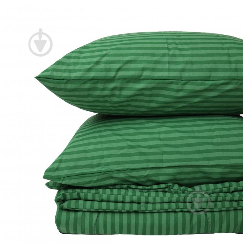 Набор №2936 Сolor Fun Line 17-0612 Stripe Emerald лето (одеяло + 2 подушки + 2 наволочки + простынь) 155x215 см MirSon зеленый - фото 2 Набор №2936 Сolor Fun Line 17-0612 Stripe Emerald лето (одеяло + 2 подушки + 2 наволочки + простынь) 155x215 см MirSon зеленый - фото 2