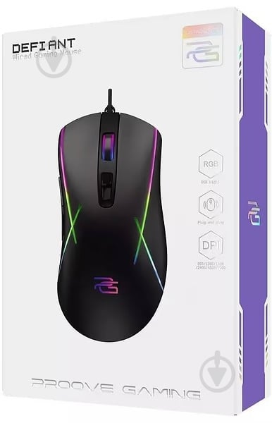 Ігрова миша Proove Gaming Defiant black (CMDE00000102) - фото 7 Ігрова миша Proove Gaming Defiant black (CMDE00000102) - фото 7