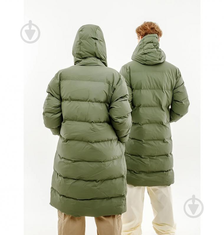 Куртка Rains LONG PUFFER JACKET 1507-Olive р.L-XL - фото 2