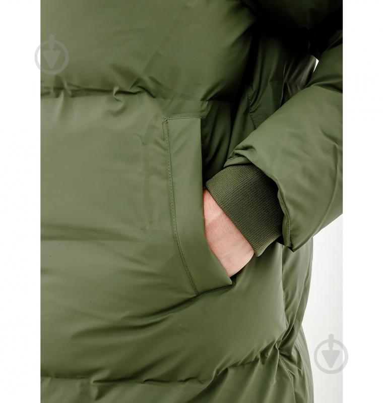 Куртка Rains LONG PUFFER JACKET 1507-Olive р.L-XL - фото 4