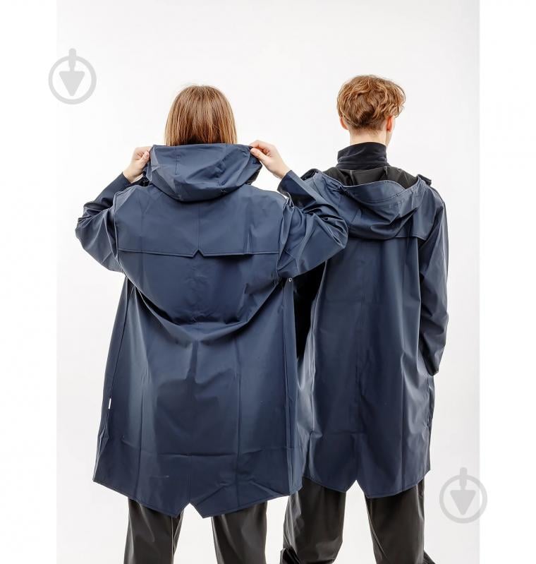 Куртка Rains Long Jacket 1202-Blue р.XS-S - фото 2