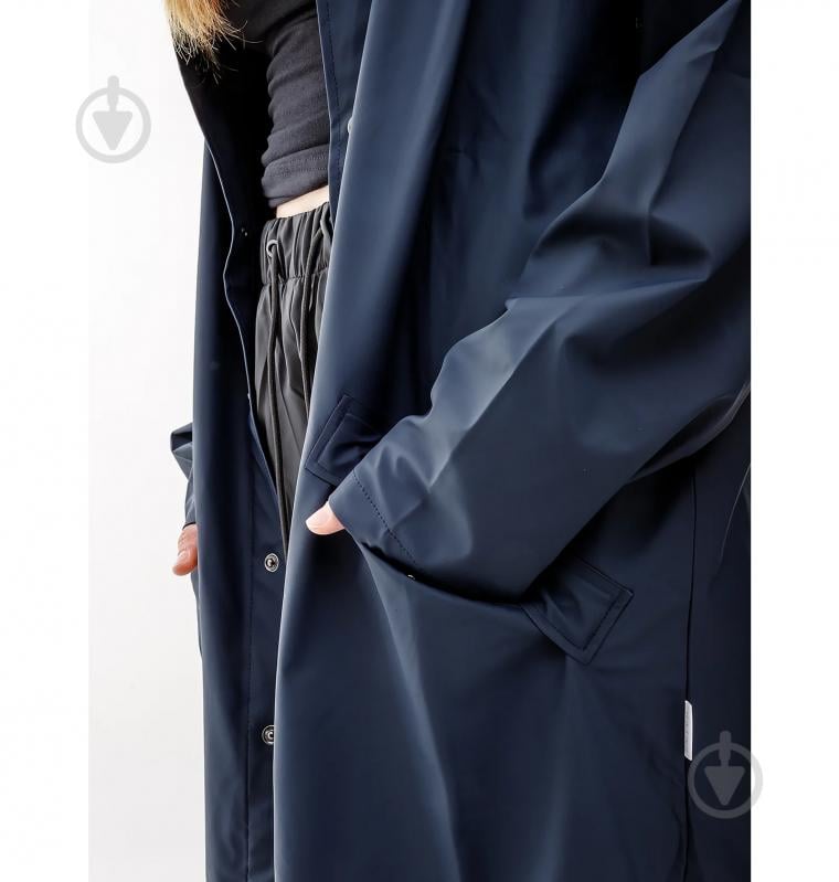 Куртка Rains Long Jacket 1202-Blue р.XS-S - фото 4
