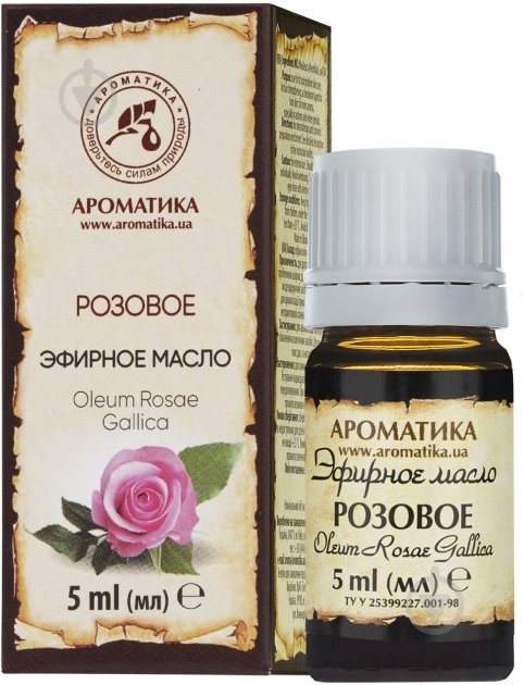 ᐉ Эфирное масло Ароматика Розовое 5 мл • Купить в Киеве, Украине ...