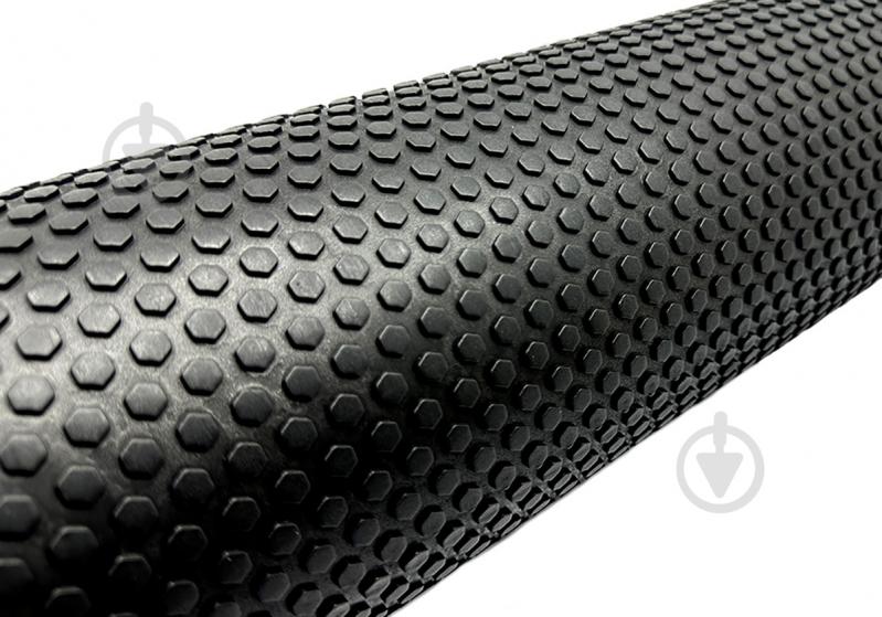 Ролик массажный EasyFit Foam Roller черный 90 см - фото 2