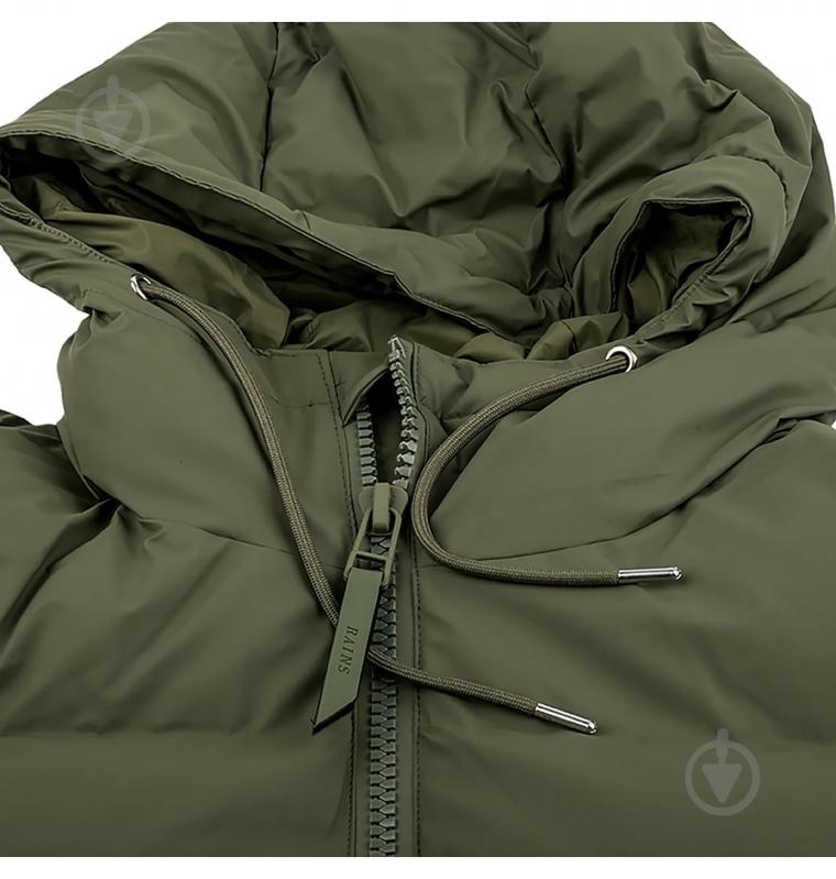 Куртка Rains Puffer Jacket 1506-Olive р.2XS зеленая - фото 3