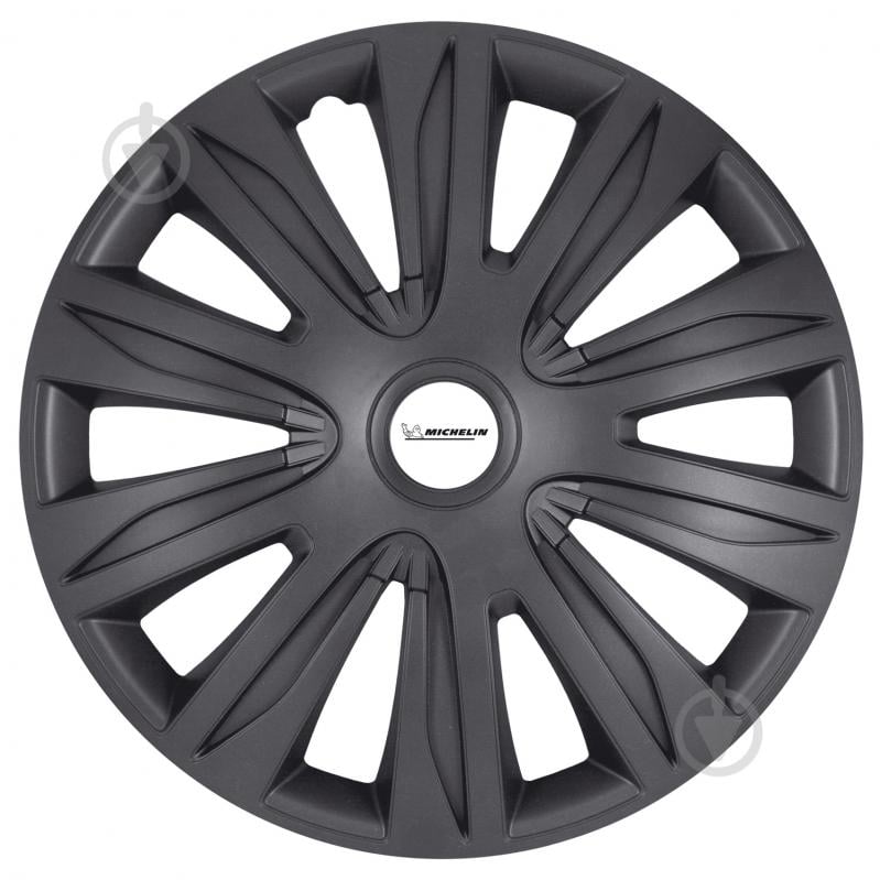 Колпак для колес Michelin Nardo Black R14" 4 шт. черный - фото 1