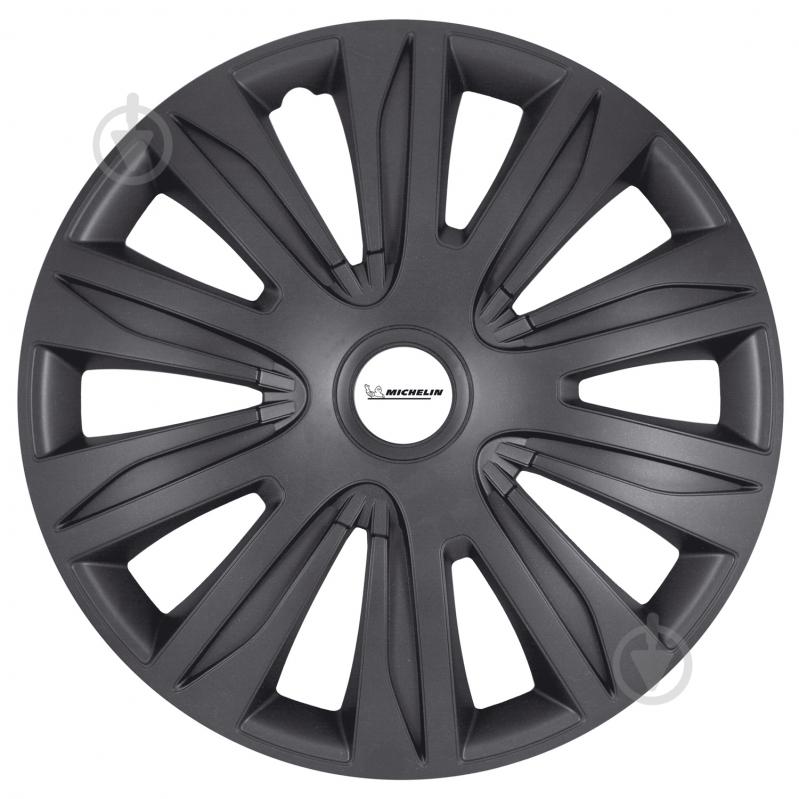 Колпак для колес Michelin Nardo Black R16" 4 шт. черный - фото 1