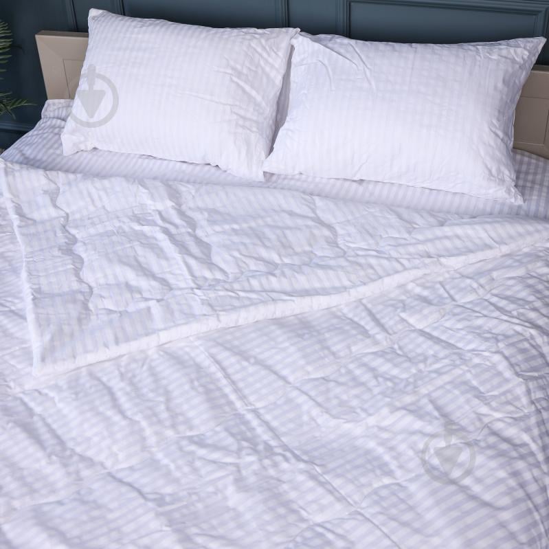 Набор №2944 Сolor Fun Line 17-0605 Stripe White лето (одеяло + 2 подушки + 2 наволочки + простынь) 155x215 см MirSon белый - фото 4