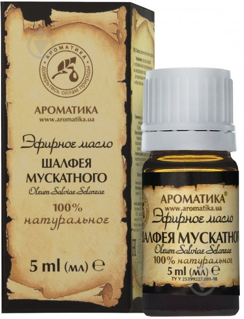 ᐉ Эфирное масло Ароматика Шалфея мускатного 5 мл • Купить в Киеве ...
