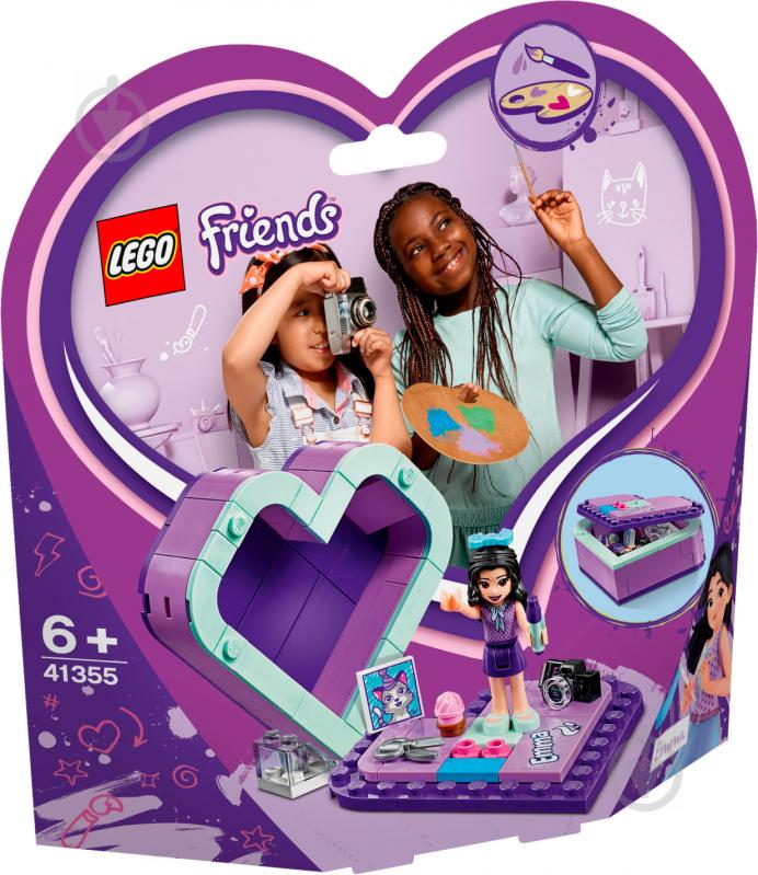 Конструктор LEGO Friends Шкатулка-сердечко Эммы 41355 - фото 1