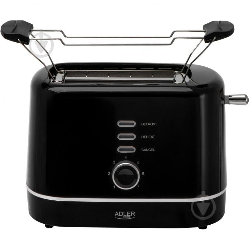 Тостер Adler AD 3224 black 850Вт - фото 1 Тостер Adler AD 3224 black 850Вт - фото 1