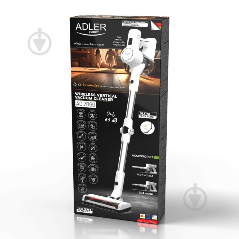 Пилосос акумуляторний Adler AD7060 white - фото 17