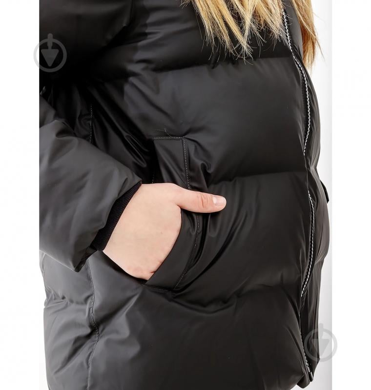 Куртка Rains Puffer Jacket 1506-Black р.2XS черная - фото 3