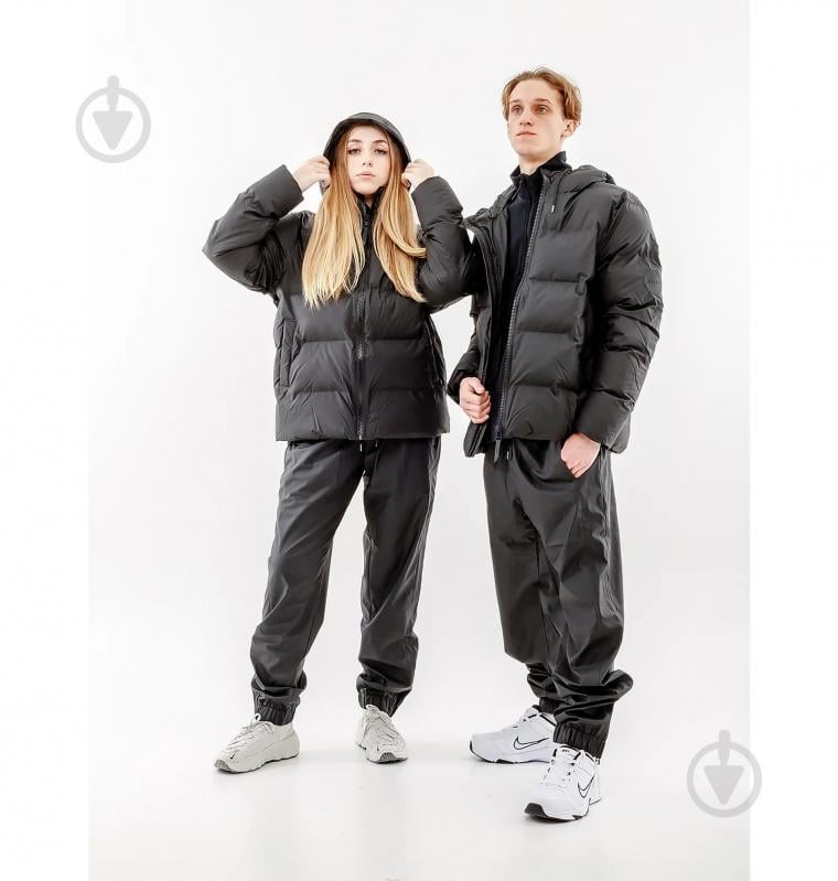 Куртка Rains Puffer Jacket 1506-Black р.2XS черная - фото 5