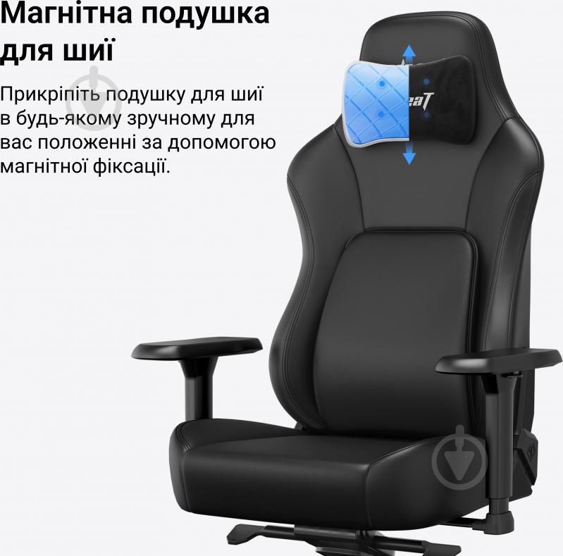 Кресло игровое Anda Seat Phantom 4 Pro L Gray Fabricс серый - фото 12